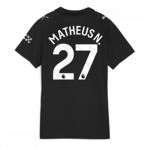 Echipament fotbal Manchester City Matheus Nunes #27 Tricou Deplasare 2025-26 pentru femei mânecă scurtă