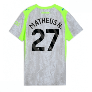 Echipament fotbal Manchester City Matheus Nunes #27 Tricou Treilea 2025-26 pentru femei mânecă scurtă