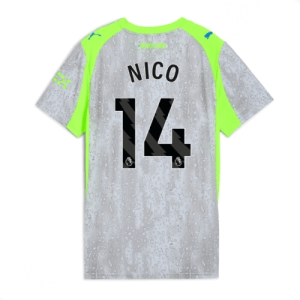 Echipament fotbal Manchester City Nico Gonzalez #14 Tricou Treilea 2025-26 pentru femei mânecă scurtă