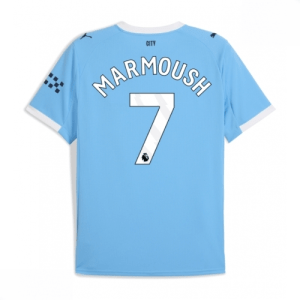 Echipament fotbal Manchester City Omar Marmoush #7 Tricou Acasa 2025-26 pentru bărbați