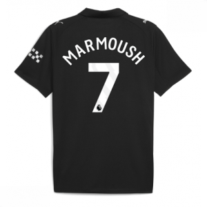 Echipament fotbal Manchester City Omar Marmoush #7 Tricou Deplasare 2025-26 pentru bărbați