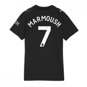 Echipament fotbal Manchester City Omar Marmoush #7 Tricou Deplasare 2025-26 pentru femei mânecă scurtă