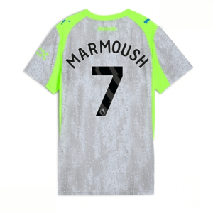 Echipament fotbal Manchester City Omar Marmoush #7 Tricou Treilea 2025-26 pentru femei mânecă scurtă