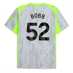 Echipament fotbal Manchester City Oscar Bobb #52 Tricou Treilea 2025-26 pentru bărbați