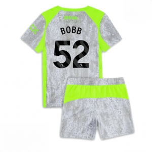 Echipament fotbal Manchester City Oscar Bobb #52 Tricou Treilea 2025-26 pentru copii + pantaloni scurți