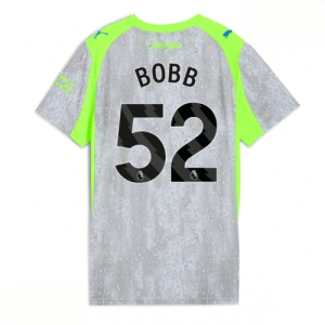Echipament fotbal Manchester City Oscar Bobb #52 Tricou Treilea 2025-26 pentru femei mânecă scurtă
