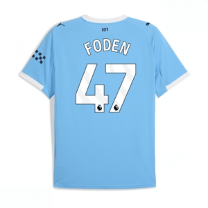Echipament fotbal Manchester City Phil Foden #47 Tricou Acasa 2025-26 pentru bărbați
