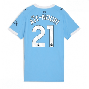 Echipament fotbal Manchester City Rayan Ait-Nouri #21 Tricou Acasa 2025-26 pentru femei mânecă scurtă