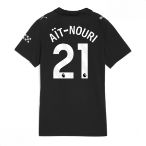 Echipament fotbal Manchester City Rayan Ait-Nouri #21 Tricou Deplasare 2025-26 pentru femei mânecă scurtă