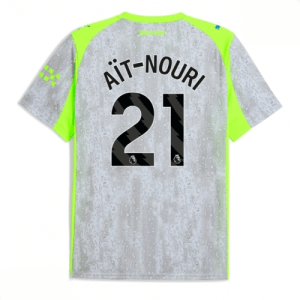 Echipament fotbal Manchester City Rayan Ait-Nouri #21 Tricou Treilea 2025-26 pentru bărbați