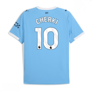 Echipament fotbal Manchester City Rayan Cherki #10 Tricou Acasa 2025-26 pentru bărbați