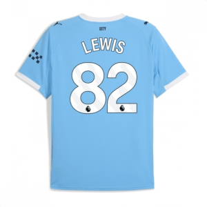Echipament fotbal Manchester City Rico Lewis #82 Tricou Acasa 2025-26 pentru bărbați