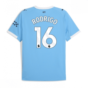 Echipament fotbal Manchester City Rodri Hernandez #16 Tricou Acasa 2025-26 pentru bărbați
