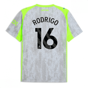 Echipament fotbal Manchester City Rodri Hernandez #16 Tricou Treilea 2025-26 pentru bărbați