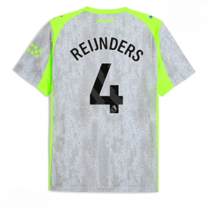 Echipament fotbal Manchester City Tijjani Reijnders #4 Tricou Treilea 2025-26 pentru bărbați