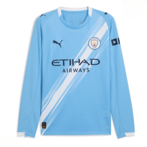 Echipament fotbal Manchester City Tricou Acasa 2025-26 maneca lunga