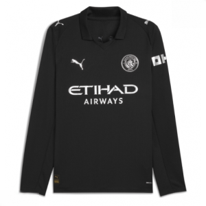 Echipament fotbal Manchester City Tricou Deplasare 2025-26 maneca lunga