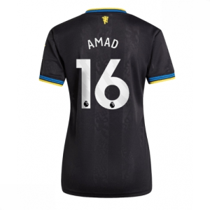 Echipament fotbal Manchester United Amad Diallo #16 Tricou Treilea 2025-26 pentru femei mânecă scurtă