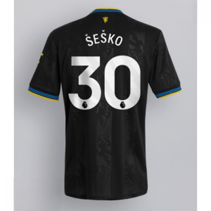Echipament fotbal Manchester United Benjamin Sesko #30 Tricou Treilea 2025-26 pentru bărbați