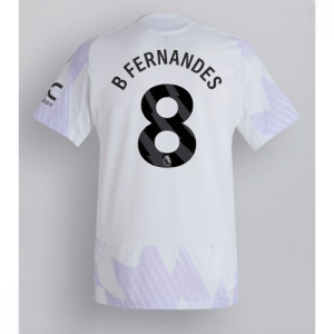 Echipament fotbal Manchester United Bruno Fernandes #8 Tricou Deplasare 2025-26 pentru bărbați
