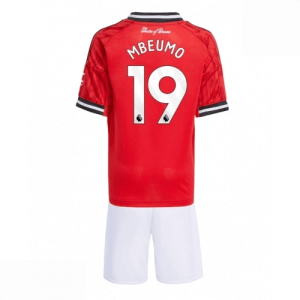 Echipament fotbal Manchester United Bryan Mbeumo #19 Tricou Acasa 2025-26 pentru copii + șort