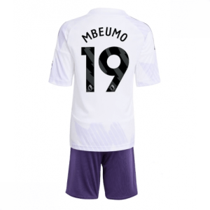 Echipament fotbal Manchester United Bryan Mbeumo #19 Tricou Deplasare 2025-26 pentru copii + șort