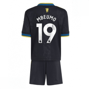 Echipament fotbal Manchester United Bryan Mbeumo #19 Tricou Treilea 2025-26 pentru copii + șort