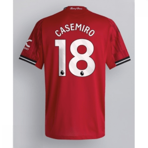 Echipament fotbal Manchester United Casemiro #18 Tricou Acasa 2025-26 pentru bărbați