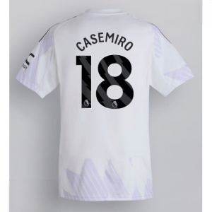 Echipament fotbal Manchester United Casemiro #18 Tricou Deplasare 2025-26 pentru bărbați