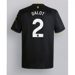 Echipament fotbal Manchester United Diogo Dalot #2 Tricou Treilea 2025-26 pentru bărbați