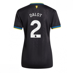 Echipament fotbal Manchester United Diogo Dalot #2 Tricou Treilea 2025-26 pentru femei mânecă scurtă