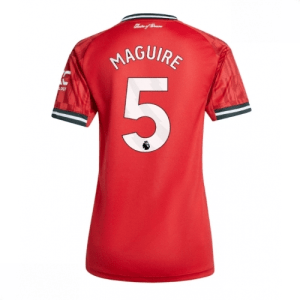 Echipament fotbal Manchester United Harry Maguire #5 Tricou Acasa 2025-26 pentru femei mânecă scurtă