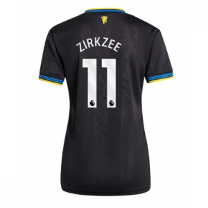 Echipament fotbal Manchester United Joshua Zirkzee #11 Tricou Treilea 2025-26 pentru femei mânecă scurtă