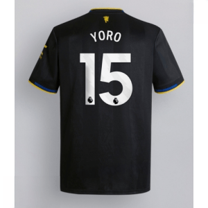 Echipament fotbal Manchester United Leny Yoro #15 Tricou Treilea 2025-26 pentru bărbați