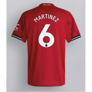 Echipament fotbal Manchester United Lisandro Martinez #6 Tricou Acasa 2025-26 pentru bărbați