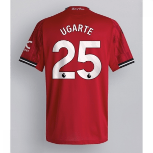 Echipament fotbal Manchester United Manuel Ugarte #25 Tricou Acasa 2025-26 pentru bărbați