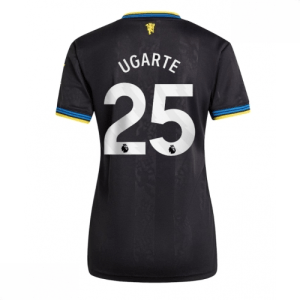 Echipament fotbal Manchester United Manuel Ugarte #25 Tricou Treilea 2025-26 pentru femei mânecă scurtă