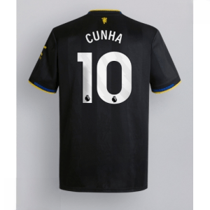 Echipament fotbal Manchester United Matheus Cunha #10 Tricou Treilea 2025-26 pentru bărbați