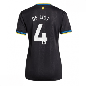Echipament fotbal Manchester United Matthijs de Ligt #4 Tricou Treilea 2025-26 pentru femei mânecă scurtă