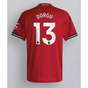 Echipament fotbal Manchester United Patrick Dorgu #13 Tricou Acasa 2025-26 pentru bărbați