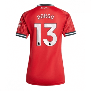 Echipament fotbal Manchester United Patrick Dorgu #13 Tricou Acasa 2025-26 pentru femei mânecă scurtă