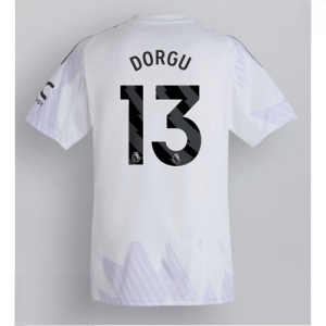Echipament fotbal Manchester United Patrick Dorgu #13 Tricou Deplasare 2025-26 pentru bărbați