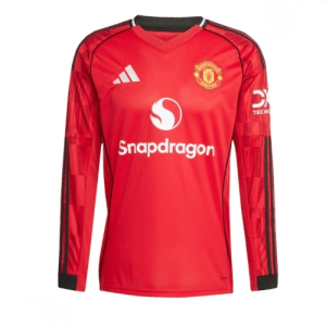 Echipament fotbal Manchester United Tricou Acasa 2025-26 maneca lunga