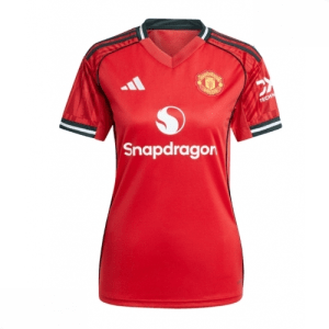 Echipament fotbal Manchester United Tricou Acasa 2025-26 pentru femei mânecă scurtă