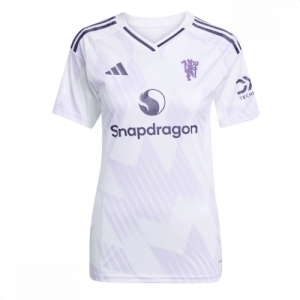 Echipament fotbal Manchester United Tricou Deplasare 2025-26 pentru femei mânecă scurtă