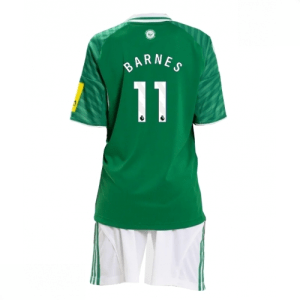 Echipament fotbal Newcastle United Harvey Barnes #11 Tricou Deplasare 2025-26 pentru copii set