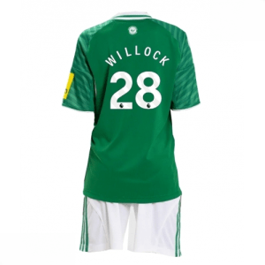 Echipament fotbal Newcastle United Joe Willock #28 Tricou Deplasare 2025-26 pentru copii set