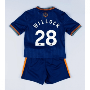 Echipament fotbal Newcastle United Joe Willock #28 Tricou Treilea 2025-26 pentru copii set