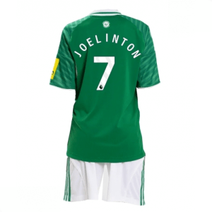 Echipament fotbal Newcastle United Joelinton #7 Tricou Deplasare 2025-26 pentru copii set