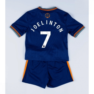 Echipament fotbal Newcastle United Joelinton #7 Tricou Treilea 2025-26 pentru copii set